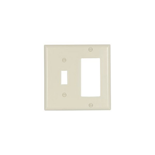 Eaton Wiring Devices 2153A-BOX Wallplate 2G Tog/Deco Thermoset Std AL