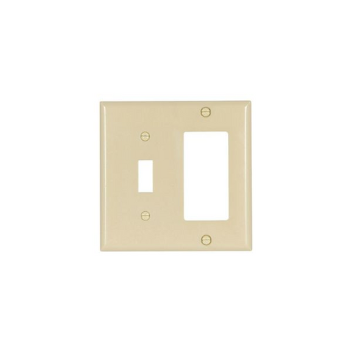 Eaton Wiring Devices 2153V-BOX Wallplate 2G Tog/Deco Thermoset Std IV