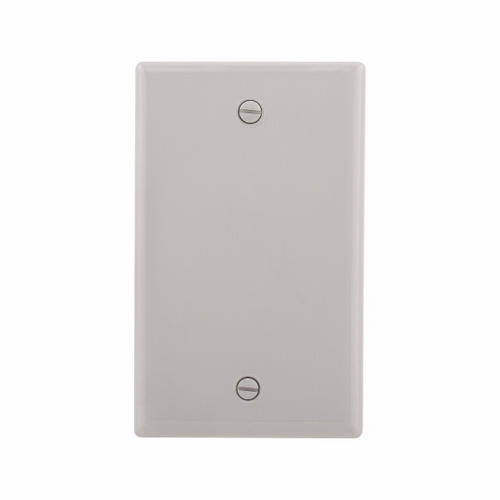 Eaton Wiring Devices 5129GY-BOX Wallplate 1G Blank Box Mnt Nylon Std GY