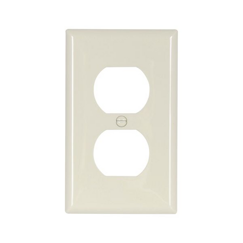 Eaton Wiring Devices 5132LA Wallplate 1G Duplex Recp Nylon Std LA