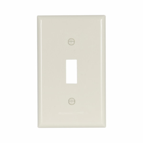 Eaton Wiring Devices 5134A Wallplate 1G Toggle Nylon Std AL