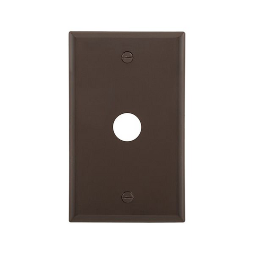 Eaton Wiring Devices 5159B-BOX WALLPLATE 1G W/.625 inch HOLE NYLON STD