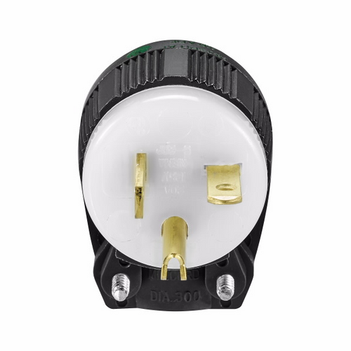 Eaton Wiring Devices 6765HG Plug Angle HG 20A 125V 2P3W Str BW