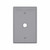 Eaton Wiring Devices PJ11GY Wlplt 1GTel/Coax.406"Hole Poly Mid Bx GY