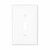Eaton Wiring Devices PJ1W-SP-L Wallplate 1G Toggle Poly Mid WH