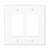 Eaton Wiring Devices PJ262W Wallplate 2G Decorator Poly Mid WH