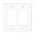 Eaton Wiring Devices PJ262W-SP-L Wallplate 2G Decorator Poly Mid WH