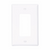 Eaton Wiring Devices PJ26W Wallplate 1G Decorator Poly Mid WH