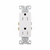 Eaton Wiring Devices TR1107W-BOX Recp TR Deco Duplex 15A 125V 2P3W WH