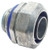 Morris Products 15252 Liquid Tight Connectors - Straight - Insulated Throat - Zinc Die Cast 1/2"