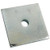 Morris Products 17618 Square Washer 1/2