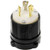 Morris Products 20447 Twist Lock Male Plugs 2 Pole 3 Wire 20A 277VAC