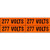 Morris Products 21320 Voltage Markers (4) 120/208V (5 Pack)