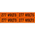 Morris Products 21372 Voltage Markers (4) 480V (5 Pack)