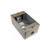 Morris Products 36000 Weatherproof Boxes - One Gang 18.3 Cubic Inch Capacity - 3 Outlet Holes 1/2" Gray No Lugs