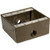 Morris Products 36214 Weatherproof Boxes - Two Gang 30.5 Cubic Inch Capacity - 3 Outlet Holes 1/2" Bronze