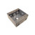 Morris Products 36260 Weatherproof Boxes - Two Gang 30.5 Cubic Inch Capacity - 5 Outlet Holes 3/4" Gray