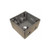 Morris Products 36380 Weatherproof Boxes - Two Gang Deep 37 Cubic Inch Capacity - 5 Outlet Holes 3/4" Gray