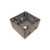 Morris Products 36390 Weatherproof Boxes - Two Gang Deep 37 Cubic Inch Capacity - 5 Outlet Holes 1" Gray