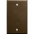 Morris Products 37184 One Gang Weatherproof Covers - Vertical Blank Bronze