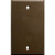 Morris Products 37184 One Gang Weatherproof Covers - Vertical Blank Bronze