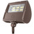 Morris Products 71353B Architectural Floods with 1/2" Adj. Knuckle 80 Watts 10,488 Lumens 120-277V 5000K Bronze