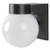 Morris Products 72120 LED Globe EntryWay Light 9W 4000K Black
