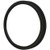 Morris Products 72293 Color Tunable Round Panels 6" Black Replacement Ring