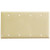 Morris Products 81540 Lexan Wall Plates 4 Gang Blank Ivory