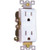 Morris Products 82016 Decorative Duplex Receptacle White 15A-125V