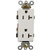 Morris Products 82181 Industrial Grade Decorative Duplex Receptacle White 20A-125V