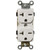 Morris Products 82196 Industrial Grade Duplex Receptacle White 15A-125V