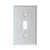 Morris Products 83010 430 Stainless Steel Wall Plates 1 Gang Toggle Switch