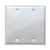 Morris Products 83842 304 Stainless Steel Wall Plates 2 Gang Blank