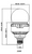 Halco 84321 HID A-Shape Omnidirectional Retrofit Lamp 25W 5K Medium Base 120-277V HID25/OMNI/850/LED