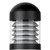 Morris Products 72332 Color & Wattage Selectable LED Bollards Black Round Louvered Dome Top Only 3K,4K,5K 12W,16W,22W