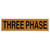 NSI VM-A-32 Voltage Marker Label, Large, 3 Phase (1 Per Card), 9-In Wide X 2.25-In Tall