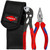 Knipex 00 20 72 V06 2 Pc Mini Pliers in Belt Pouch - Cobra and Needle-Nose