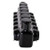 Polaris IPLMD750-6 6-Port Black Mountable Pre-Insulated Connector 750 MCM – 1/0 AWG Dual Sided Entry & Mountable