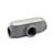 Bridgeport T-46CGC 2" T Combo Conduit Body Asm, Box of 1