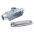 Bridgeport T-64CG 1-1/4" T Rigid Conduit Malleable Iron Body
