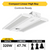 Halco 36163 LED Controls Ready Compact Linear Highbay-4 Lumen & Color Select 38,600-47,700LM (240W-280W-320W) 35-40-50K Adj Beam Angle (Narrow, Standard, Wide) Z10 Sensor Socket 120-277VAC with Suspended Chain Mount (Gen-2)