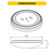 Halco 90274  Flush Mount White Mushroom 13" Selectable CCT 27/30/35/40/50K 21W 1400LM 120V TRIAC Dimming Plastic Lens 