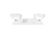 Halco 98045 Emergence Series Emergency Unit White Adjustable Thermoplastic Square Heads with Self-test Self-diagnostics 90-min Battery Back up