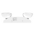 Halco 98047  Emergence Series Emergency Unit White Adjustable Thermoplastic Square Heads with Remote Capacity and Self-test Self-diagnostics 90-min Battery Back Up 