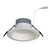 Halco 89212 Commercial Retrofit Downlight 8" Lumen and CCT Select 120-277V Dimmable TRIAC/ELV & 0-10V White Reflector White Flange