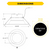 Halco 89212 Commercial Retrofit Downlight 8" Lumen and CCT Select 120-277V Dimmable TRIAC/ELV & 0-10V White Reflector White Flange