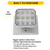 Copy of Halco 98053 Emergence LED Single Remote Head Square Indoor White 1.2W 3.6-15VDC Input 