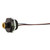 Remke 304T0010N Single Key Micro-Link Receptacle, Male, 4 pole, 1', M14 x 1 thread 18AWG