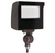 Halco 22902 LED Sektor Floodlight Bronze with Lens Shift Technology Lumen Selectable (1950-4440Lm/15-20-30W) Color Selectable (3K-4K-5K) 120-277VAC 0-10V Dimming Adj Beam Angle 55 75 or 90 Deg Integrated On/Off Photocell Knuckle & Trunnion Mount